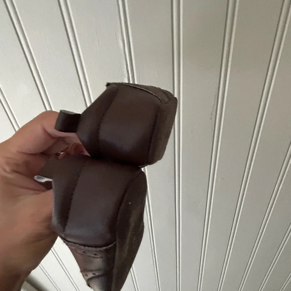 Lucky Brand Baby Infant Size 3 Chocolate Brown Crib Shoes